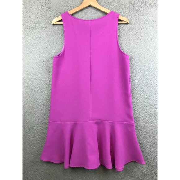 New Everly Sleeveless Fuchsia Flounce Hem Dress size S - Picture 2 of 10